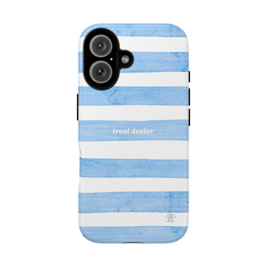 Treat Dealer - Blue Stripe phone case