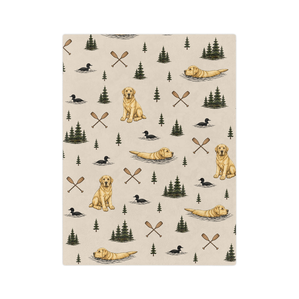 Cozy Cottage Blanket - Yellow Labrador
