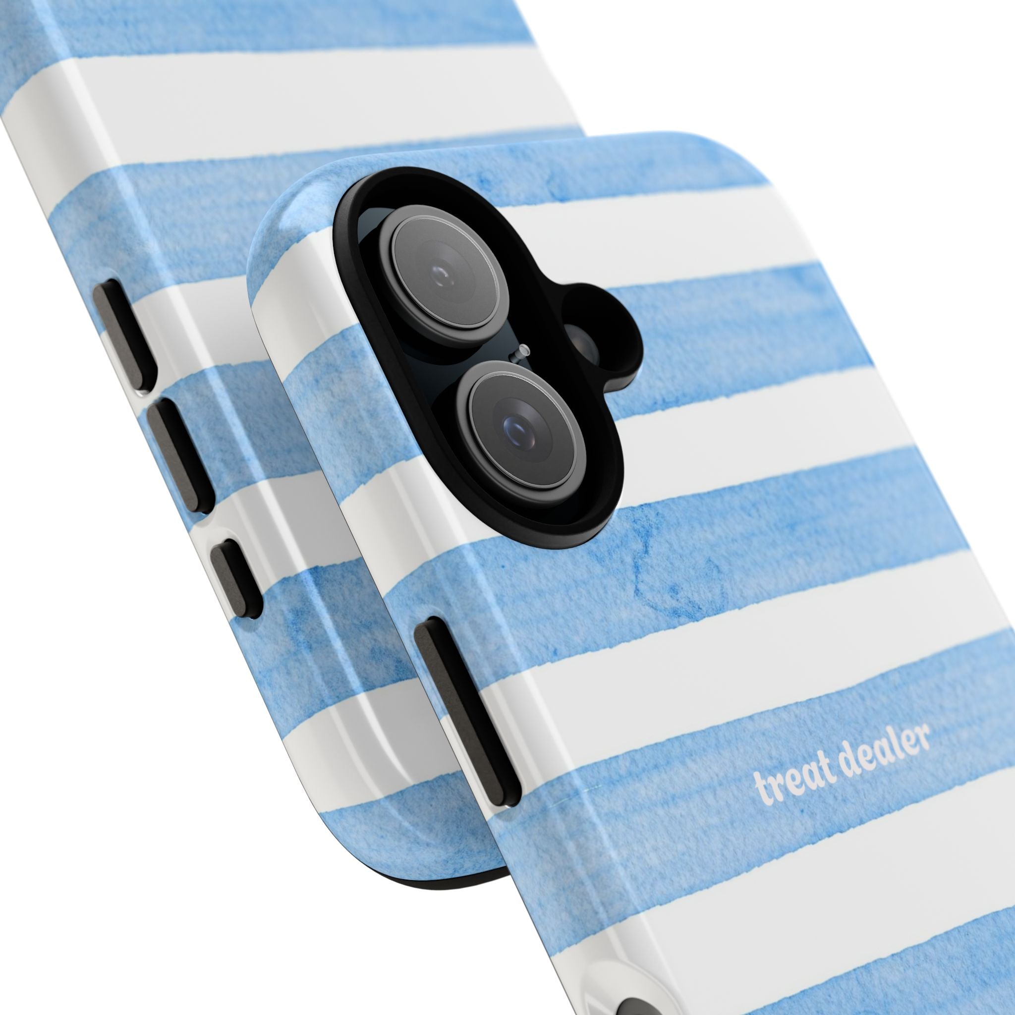 Treat Dealer - Blue Stripe phone case