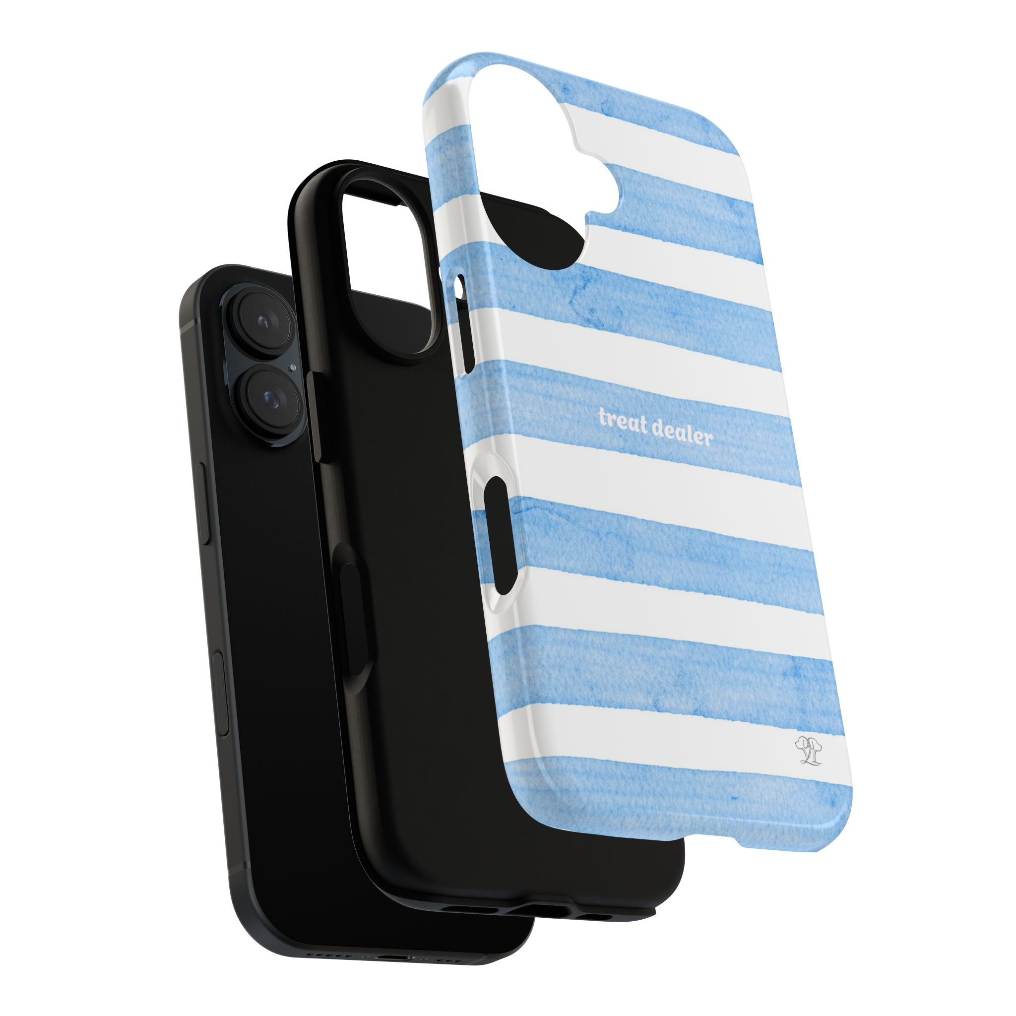 Treat Dealer - Blue Stripe phone case