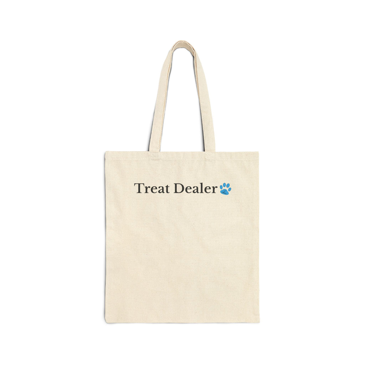 Treat Dealer Cotton Canvas Tote Bag Blue