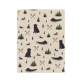 Cozy Cottage Blanket - Black Labrador