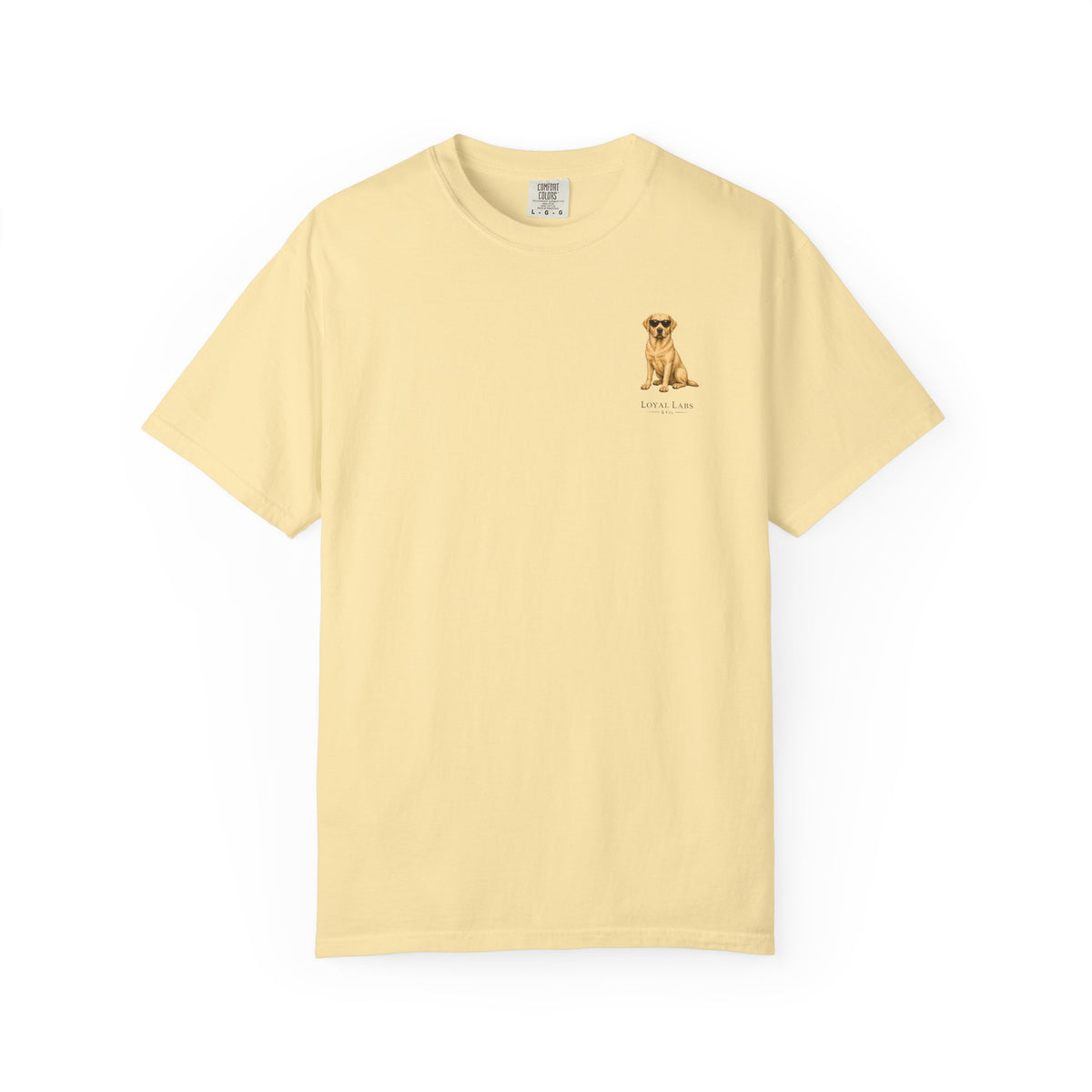 Yellow Lab in Sunglasses