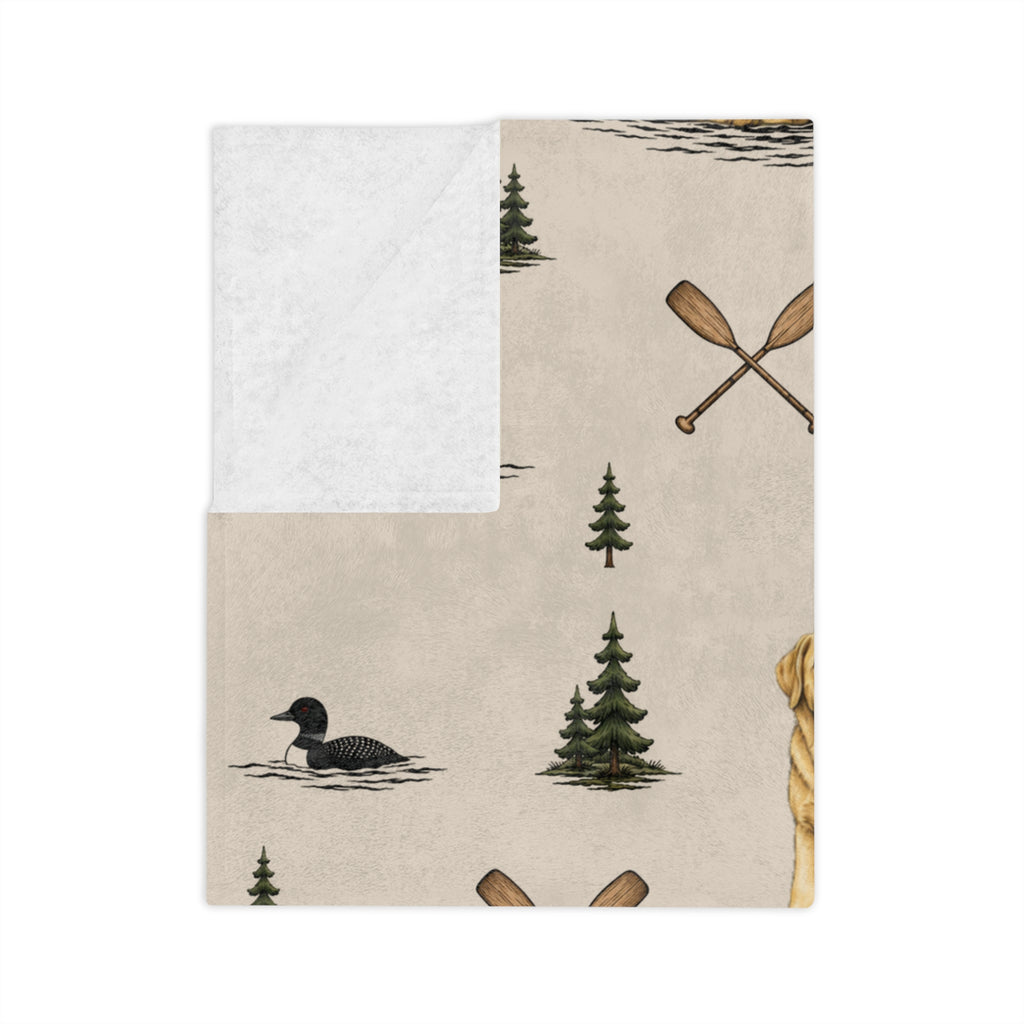 Cozy Cottage Blanket - Yellow Labrador