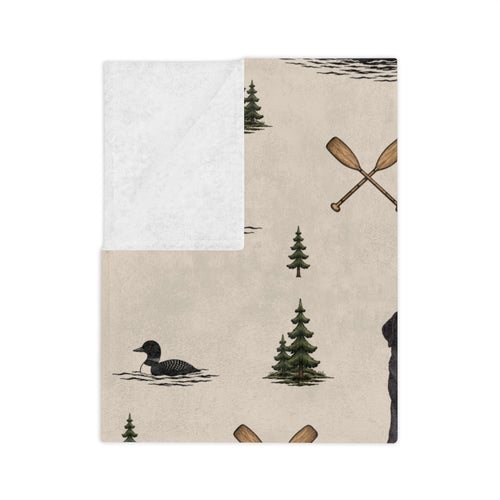 Cozy Cottage Blanket - Black Labrador